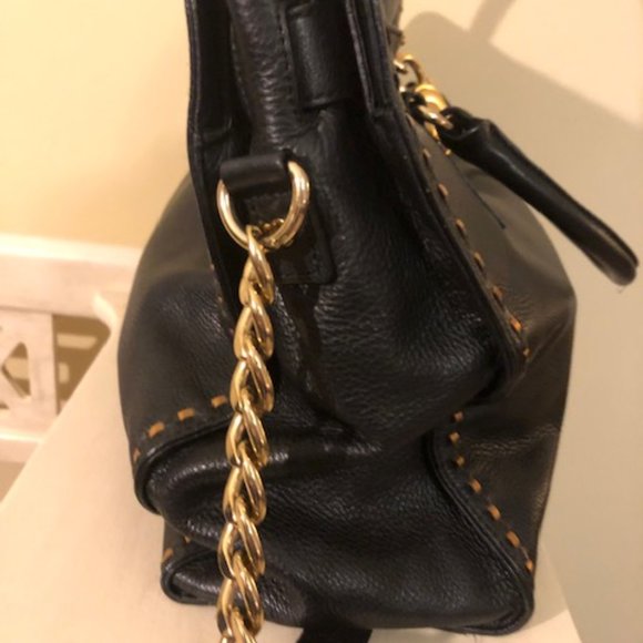 Michael Kors Large Hamilton Whip Stitch Satchell - Picture 3 of 7